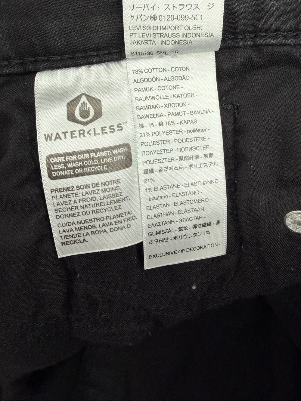 Levi’s Jeans Women’s 30 Black 312 Shaping Slim Tag 30x32 Stretch Denim Mid Rise